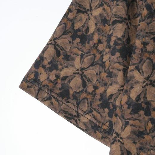 26T204SDSA男装2026新款高贵轻奢时尚痞帅满印花朵设计圆领短袖T恤百搭 商品图4