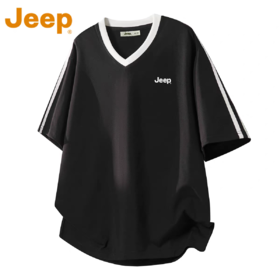 JEEP 99.9元 短袖T恤  (线上线下同时在售不保证有货，活动款不退不换介意勿拍) 662091-TY
