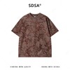 26T188SDSA男装2026新款高贵轻奢美式复古植绒花卉设计圆领短袖T恤百搭 商品缩略图1