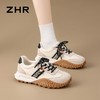 ZHR真皮德训鞋女2025秋季新款百搭复古阿甘鞋软底透气休闲运动鞋 商品缩略图6