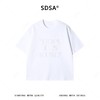 SDSA男装2026新款高贵轻奢美式立体珠子字母圆领短袖T恤百搭宽松 商品缩略图1