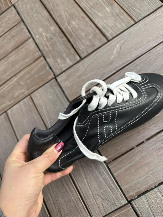 316-7 高端顾客来 大马新款全皮薄底德训鞋 内外全皮 柔韧如蒲草 巨舒适 商品图6