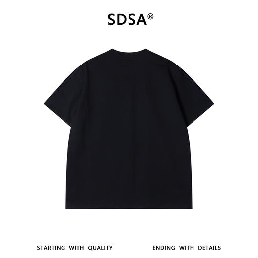 JN3608SDSA男装2026新款高贵轻奢韩版简约明线圆领短袖T恤百搭宽松上衣 商品图5