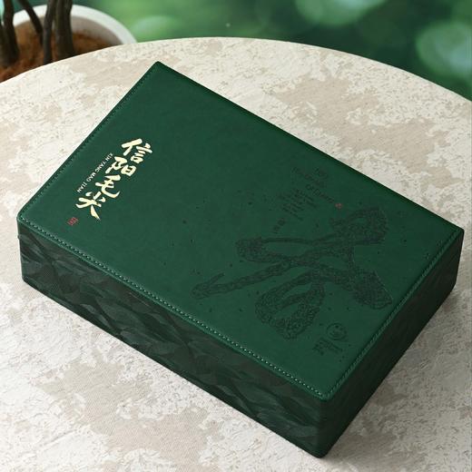 60元一套 / 一箱12套 醒春皮盒【两方罐  信阳毛尖专版 墨绿色】 商品图2