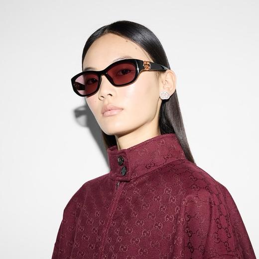 古驰 25p 新款倪妮同款安克拉红墨镜 商品图2