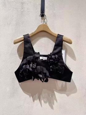 女款花朵背心上衣he