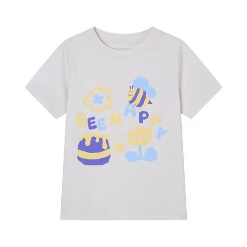 佐丹奴童装26年新款全棉平纹印花短袖T恤衫03396202 商品图1
