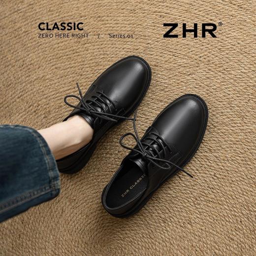ZHR则则时尚复古英伦单鞋2025秋季新款轻便百搭舒适气质通勤皮鞋 商品图6
