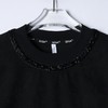 26T158SDSA男装2026新款高贵轻奢时尚简约重工镶珠子设计圆领短袖T恤潮 商品缩略图1