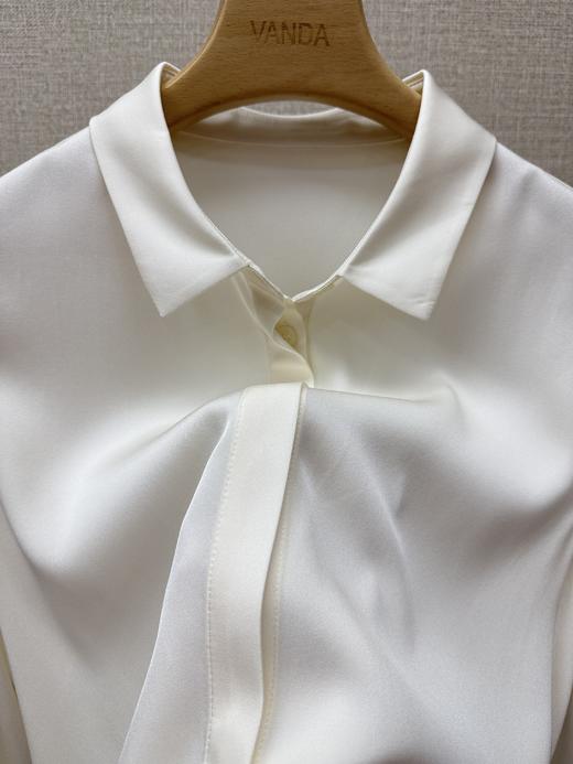 重磅桑蚕丝极简衬衣 商品图2