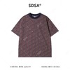 26T212SDSA男装2026新款高贵轻奢时尚撞色满印设计短袖T恤百搭时尚上衣 商品缩略图1