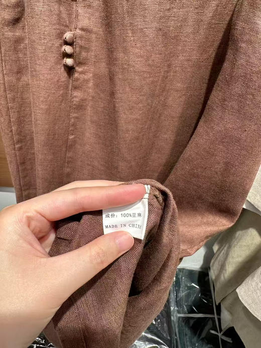 原单新款松紧腰苎麻长半裙（均码90-140） 商品图6
