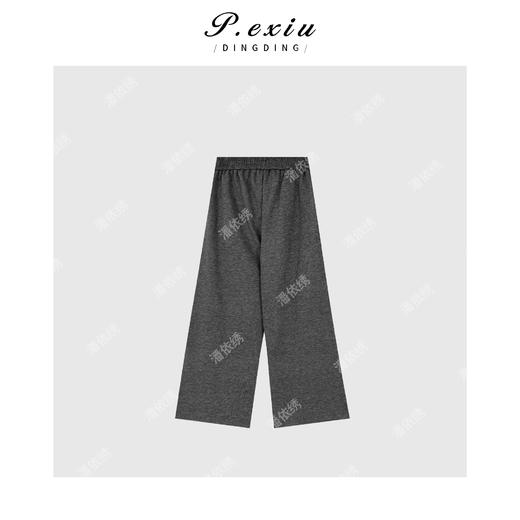 03-3潘依绣丁丁宠粉韩系简约松紧腰抽绳长裤休闲裤Q15211 商品图1