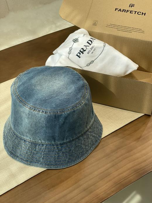 普拉达 水洗牛仔 渔夫帽 （CO） 商品图3