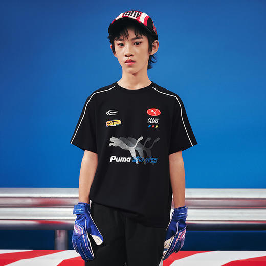 PUMA彪马童装2026夏季新款儿童男童短袖T恤凉感吸湿速干运动风 商品图2
