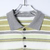 M198SDSA男装2026新款高贵轻奢复古文艺风舒适条纹polo翻领短袖T恤 商品缩略图2