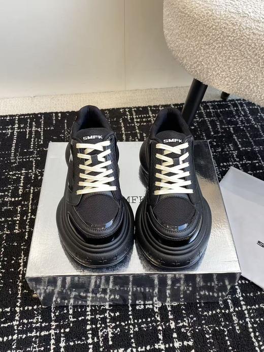 SMFK  涟漪十字花厚底老爹鞋（DBG） 商品图1