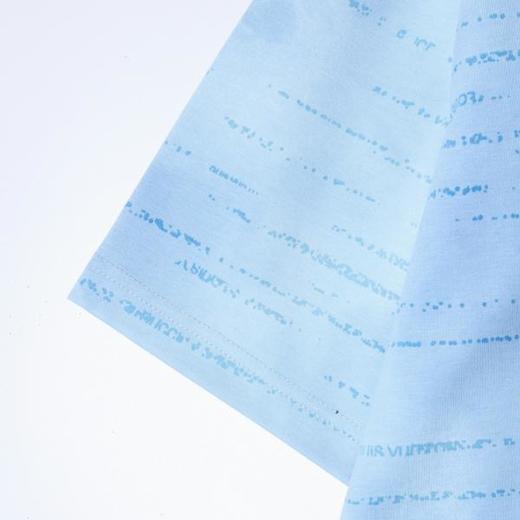 26T129SDSA男装2026新款高贵轻奢时尚扎染虚线印花设计圆领短袖T恤百搭 商品图3