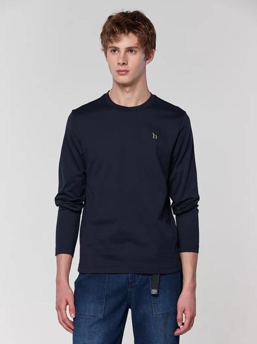 专柜同步H刺绣高支纯棉抗菌抗皱T恤 商品图4