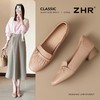 ZHR头层牛皮乐福鞋女2025秋季新款真皮软底舒适妈妈鞋一脚蹬单鞋 商品缩略图2