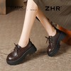 ZHR则则复古厚底增高英伦单鞋2025秋季新款百搭时尚气质通勤女鞋 商品缩略图9