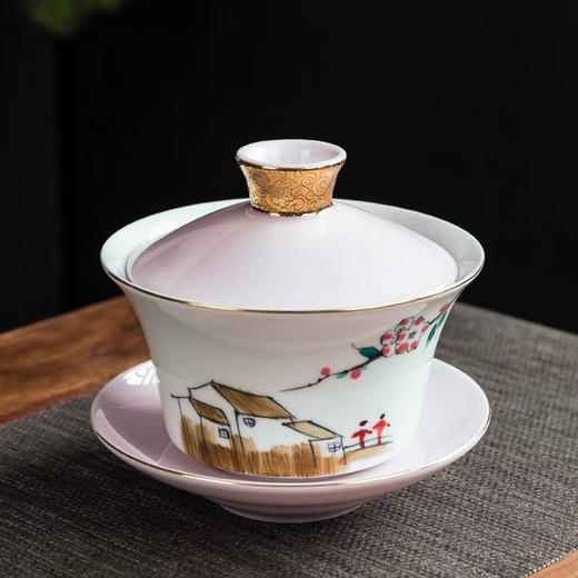 150手绘特大盖碗（下单请备注颜色） 商品图14