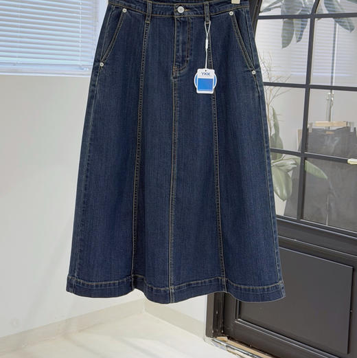 小禾复古A字牛仔裙半裙 商品图10