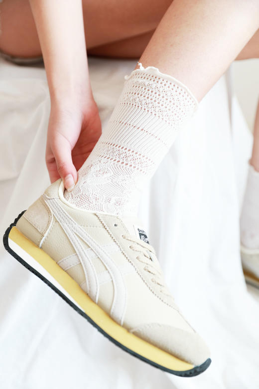 普拉提复古跑鞋，出口日本。牛皮革软支撑系带情侣休闲鞋E031568 商品图12