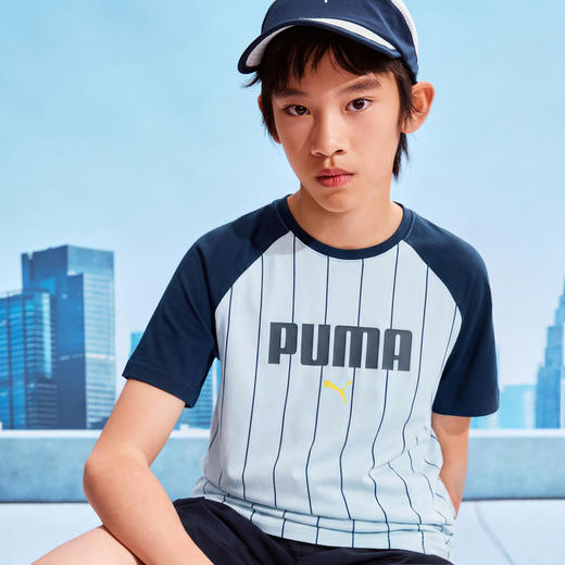 PUMA彪马童装2026夏季新款儿童男童短袖T恤吸湿速干轻量防晒 商品图2