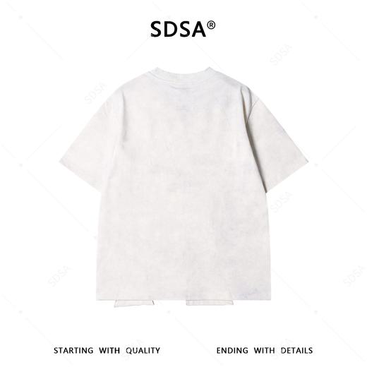 26T239SDSA男装2026新款高贵轻奢美式满天星明线线条圆领短袖T恤百搭潮 商品图4