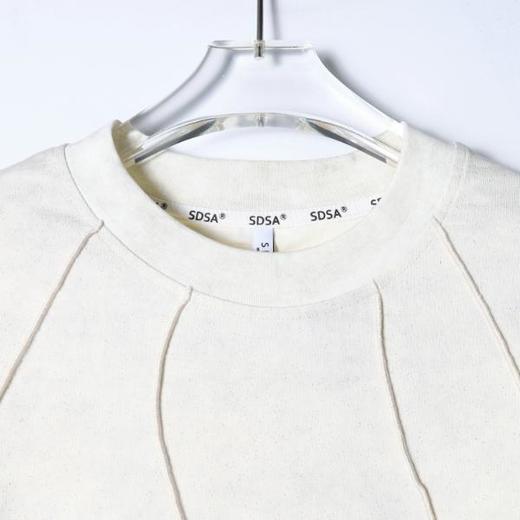 26T239SDSA男装2026新款高贵轻奢美式满天星明线线条圆领短袖T恤百搭潮 商品图2