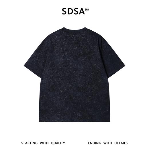 26T153SDSA男装2026新款高贵轻奢潮牌满天星撞色花卉印花圆领短袖T恤 商品图5