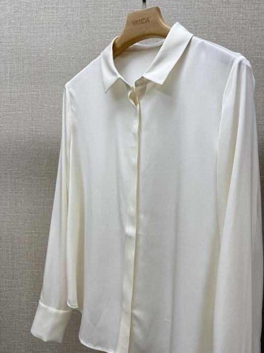 重磅桑蚕丝极简衬衣 商品图5