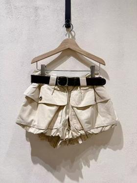 女款褶皱短裤zh