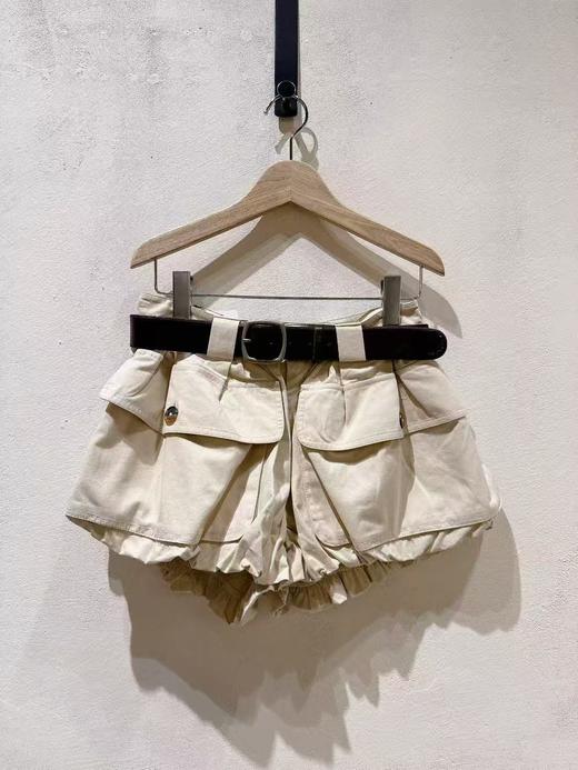 女款褶皱短裤zh 商品图0