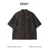 SDSA男装2026新款高贵轻奢美式复古肌理提花短袖衬衫百搭宽松上衣 商品缩略图1