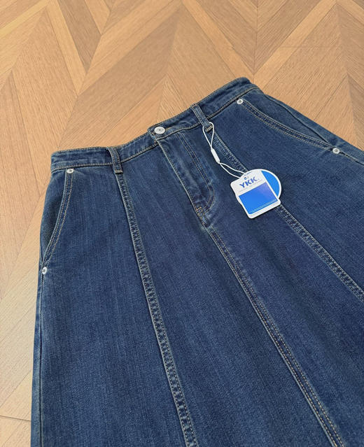 小禾复古A字牛仔裙半裙 商品图8