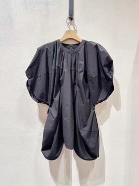 女款褶皱短袖T恤he