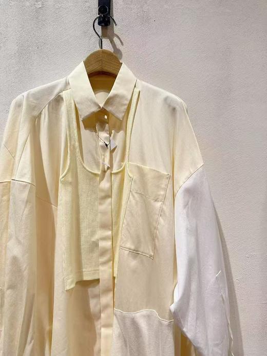 女款拼接长袖衬衫ji 商品图3