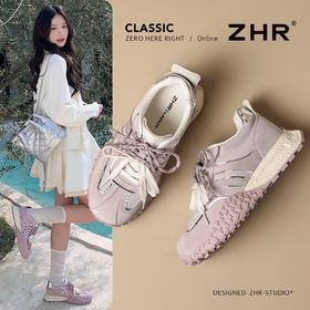 ZHR则则6.5CM增高厚底老爹鞋女春秋款高颜值百搭运动休闲鞋女软底