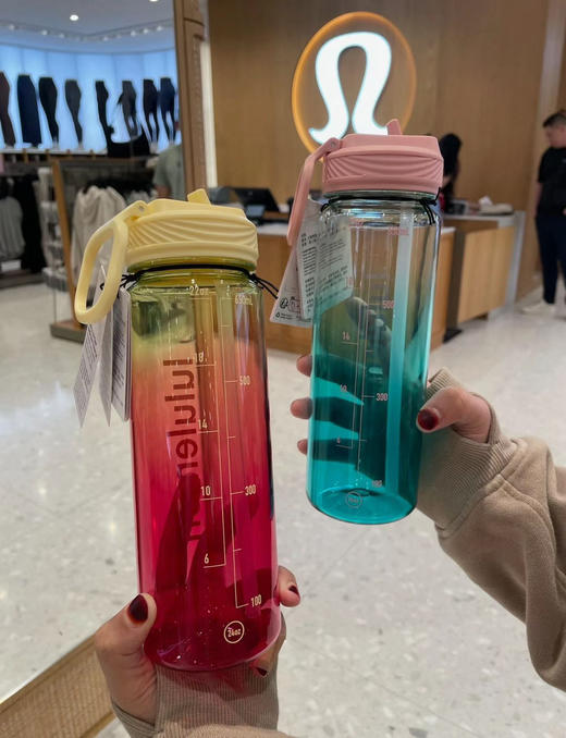 原单正品露露运动水杯，跟专柜同步，食品级材质，安全放心，四个色 商品图9