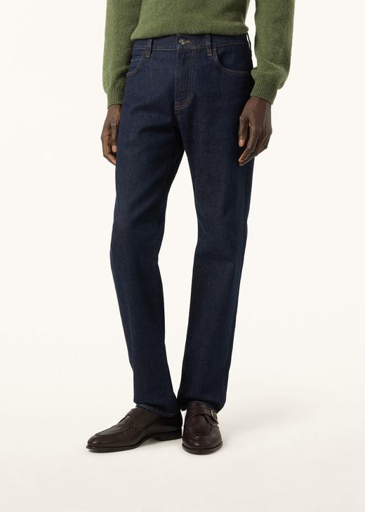 L/P 春夏薄款 手感柔软 定制拉链 深蓝牛仔裤 NZK260 商品图0