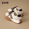 ZHR真皮德训鞋女2025秋季新款百搭复古阿甘鞋软底透气休闲运动鞋 商品缩略图9