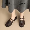 ZHR则则平底乐福鞋女2025新款复古山茶花小皮鞋软底一脚蹬单鞋女 商品缩略图8