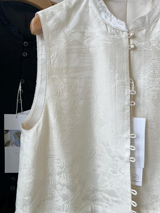 【中式之美】噢蜜ooomeooo真丝拼接马甲“一件搭所有” 商品图10