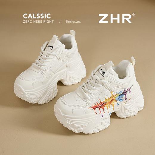 【增高8cm】ZHR则则厚底增高老爹鞋女春季小个子高颜值休闲运动鞋 商品图6