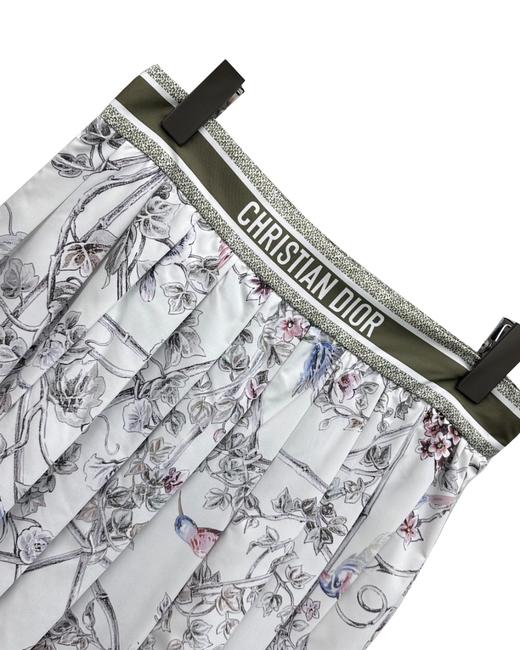 女款绸质花卉印花半裙ba010 商品图2