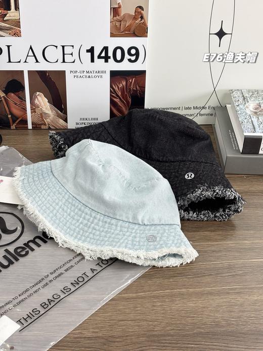 超好看的素颜帽！LULU2026新款情侣款牛仔软顶渔夫帽 商品图4