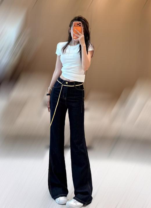 女款喇叭牛仔裤长裤la024 商品图3