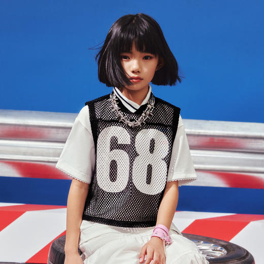 PUMA彪马童装2026夏季新款儿童女童背心简约大气透气舒适 商品图4